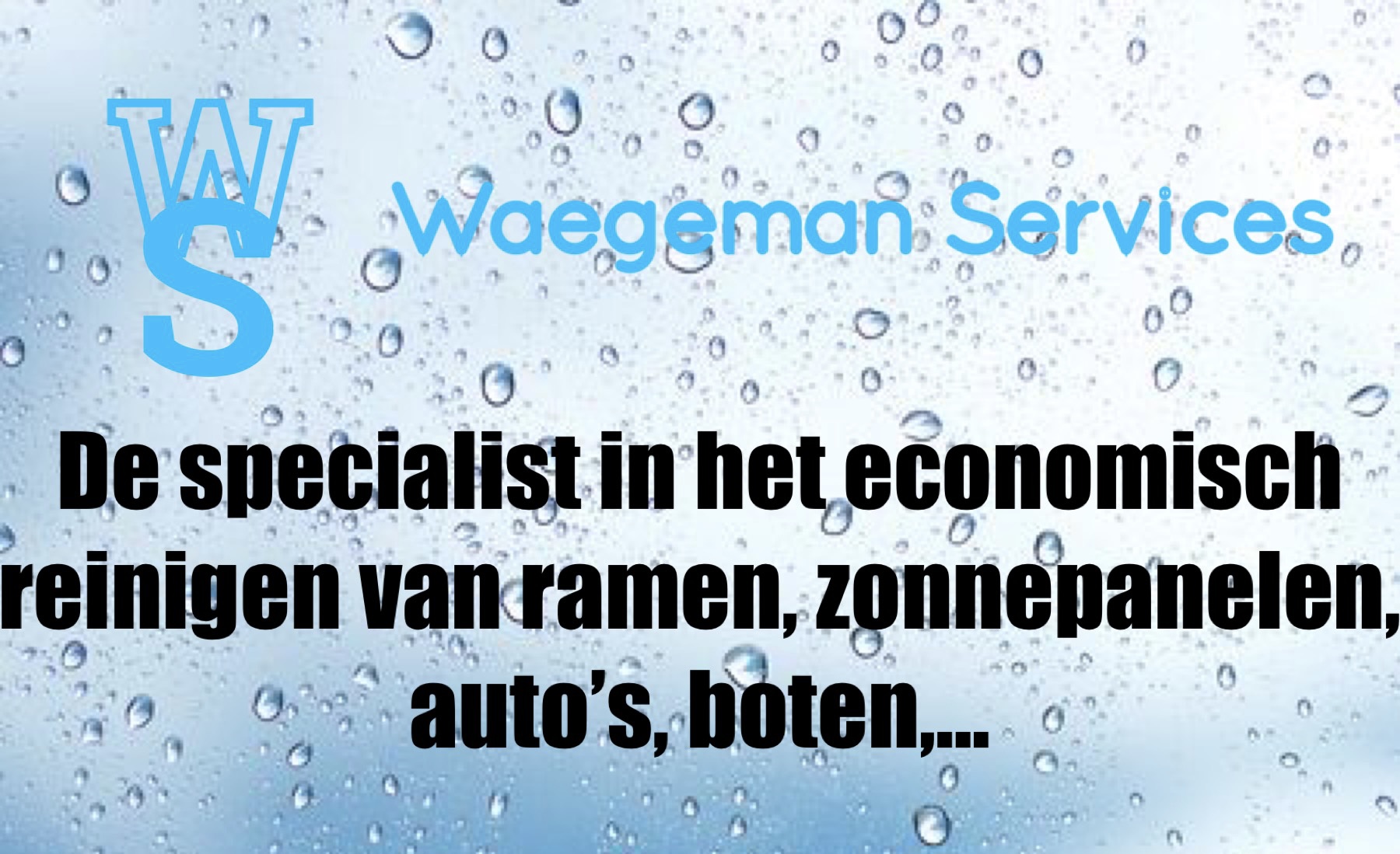 ruitenwassers Oostkamp | Waegeman Services